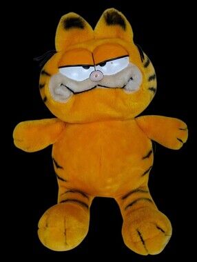 Vintage Large Sitting Garfield Plush 1978 1981 Dakin Stuffed 16" Tall